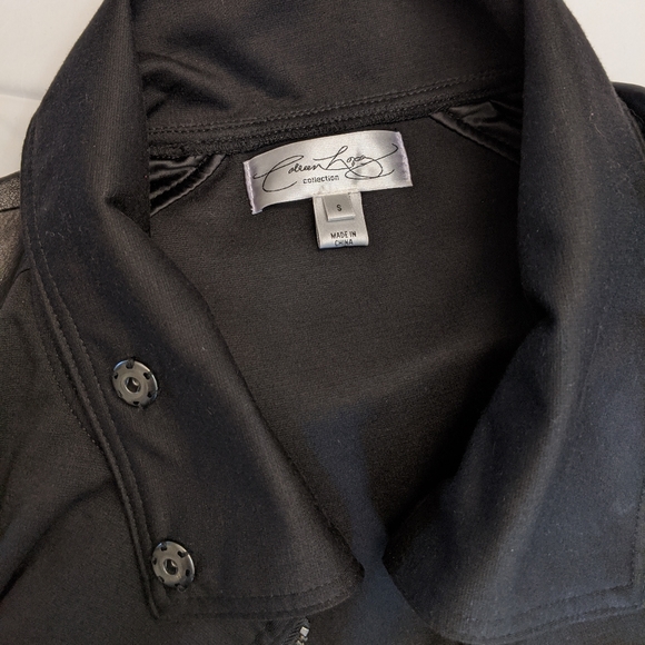 COLLEEN LOPEZ "Work To Wow" Leather Jacket, S - Picture 3 of 8